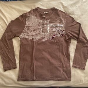 Y2K Brown Long Sleeve